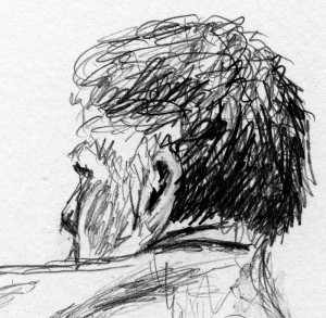 Detail from 20-minute pose, 15 Nov