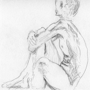 Life drawing: 10-minute pose